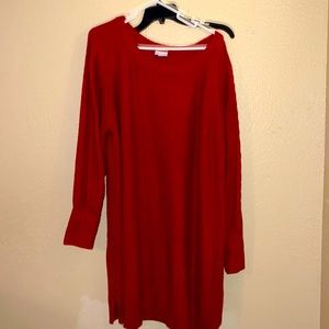 Red sweater dress 3XL